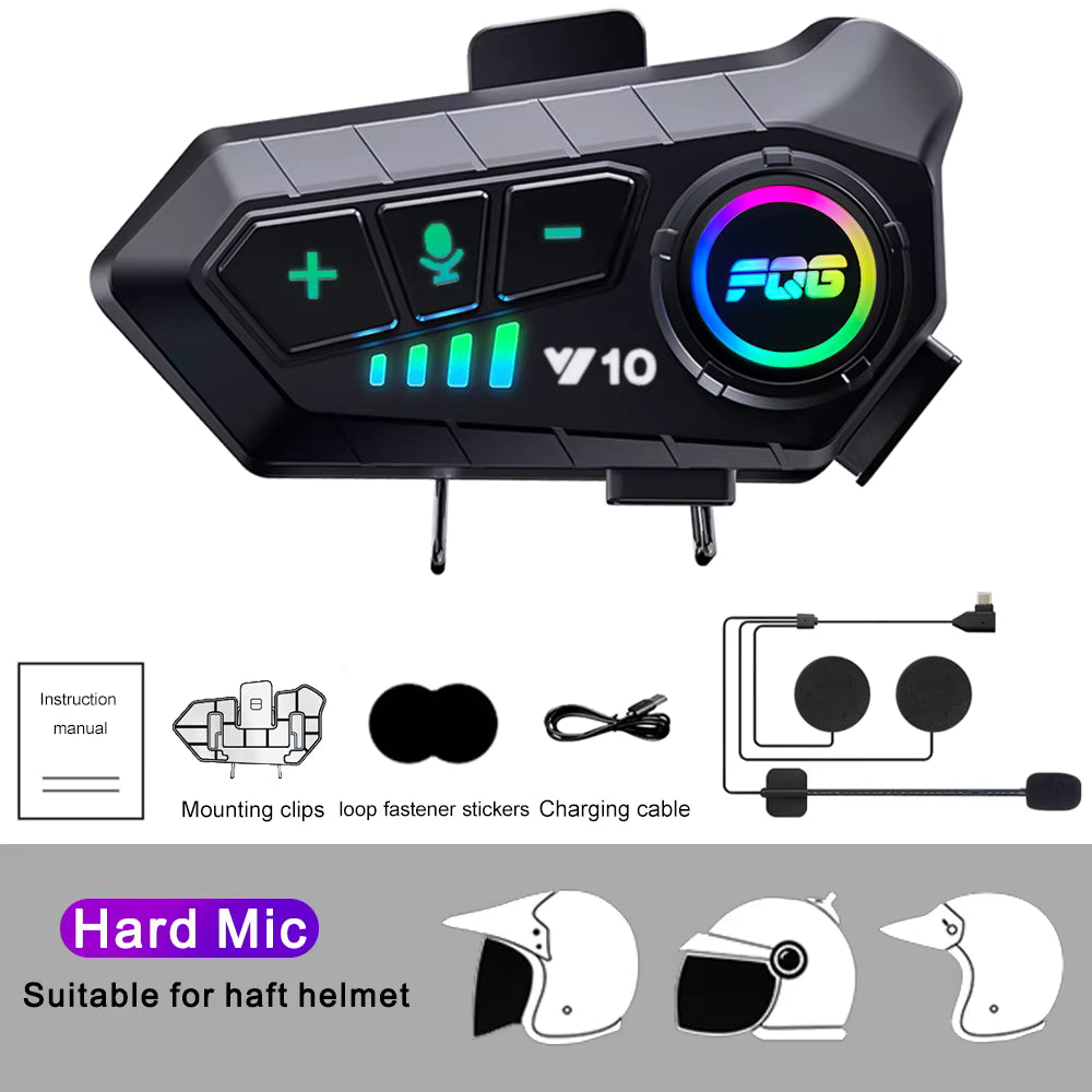 Bluetooth 5.3 Helmet Headset Wireless